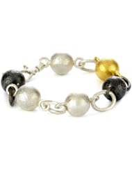 GURHAN "Balloon" Silver with High Karat Gold Accents Bracelet