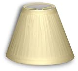 Small Pleated Lamp Shade Clips Onto Tapered Candelabra Bulbs (Pkg/6)