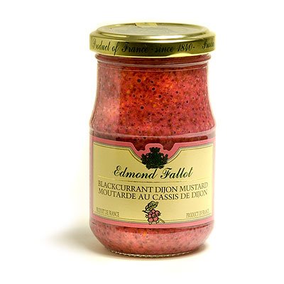Edmond Fallot Blackcurrant Cassis Whole Grain Dijon Mustard - 7.2 oz by Edmond Fallot