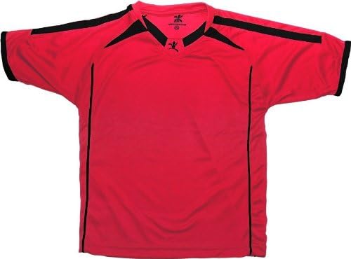 Roma Soccer Jersey: RED / BLK - AS