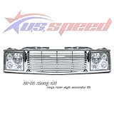1988-98 Chevrolet C10 Chrome Range Rover Style Grille by U.S. Speed