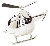Elegant Baby Silver Plated Helicopter Bank