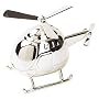 Elegant Baby Silver Plated Helicopter Bank