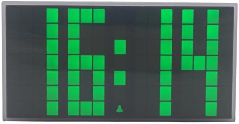 High Quality Glowing Led Digital Alarm Table Clock Home Decor Wall Sticker Clocks (Green)