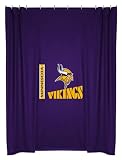 MINNESOTA VIKINGS OFFICIAL TEAM JERSEY SHOWER CURTAIN