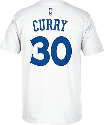 Stephen Curry Golden State Warriors White Jersey Name and Number T-shirt