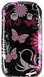 Design Crystal Case Cover for Samsung Holic 2 B3410 - Cool Pink Butterfly P ....