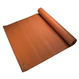 Premium Natural PER Durable 3.5mm Extra Thick Deluxe Yoga Mat - Light Brown