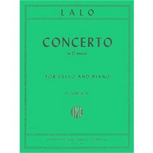 International Music Co. Lalo Concerto in D Minor for Cello and Piano