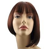 Corinna wigs, Short Synthetic Realistic Bob Style Women wigs, Burgundy Color!
