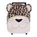41ha9RUcOwL. SL75  Lola Leopard Plush Pull a long Backpack, by Sassafras