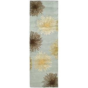 Safavieh Soho Collection Explosions Handmade New Zealand Wool Area Runner