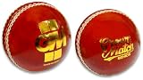 GM Crown Match Cricket Ball, Red, Standard Size
