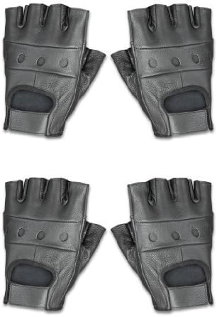 RAIDERS QUAILTY FINGERLESS GLOVES ONE PAIR SIZE X-LARGE