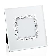 Gem Embellished Mirrored Photo Frame 8 x 8cm 3 x 3