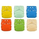 FuzziBunz Cloth Diapers One Size 9 Pack Boys Colors