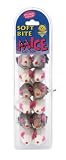 Soft Bite Fur Mice, Small - 12 Pack
