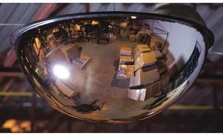 Full Dome Mirror, Plastic, 36 in. Dia.
