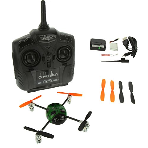 Walkera Ladybird V2 Lady Bug RTF Quadcopter Drone Quad with Devo 4 Transmitter