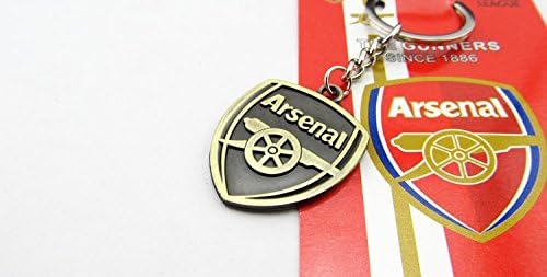 Bronze Two-sides Official Football Club Metal Badge Keyring Key Chain Soccer Souvenir XMAS Gift (for Arsenal)