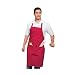 Cornerstone Adjustable Bib Apron with 3 Pockets For Store