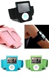 PCMICROSTORE Brand 3rd Generation New Apple iPod Nano 4gb 8gb Video Sports Adjustable Memory Foam Armband - 2 Color Choices (MP3 Player NOT Included)