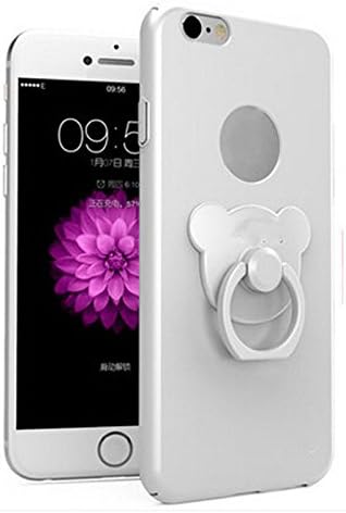 iPhone 6 Case MSFancy Creative Phone Case with Cute Winnie The Ring Holder, iPhone 6 Case (White)