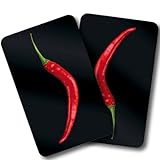 Herdabdeckplatten, 2er-Set Hot Peperoni