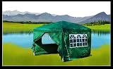 10x10' Green Easy Set Pop up Party Tent Canopy Gazebo