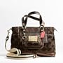 Coach Signature Poppy Multifunction Business Bag Tote 14364 Brown