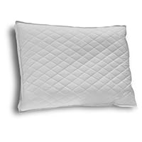 Down Etc Diamond Support Duck Down Standard Feather Pillow, White