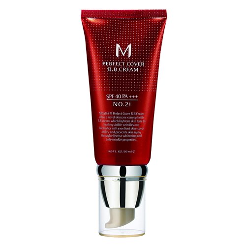 韓国コスメ　ミシャパーフェクトカバー BBクリームSPF42 PA+++ヒアルロン酸配合