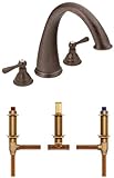Moen T920ORB-4792 Kingsley Two-Handle High Arc Roman Tub Faucet with Valve, Oil Rubbed Bronze by Moe