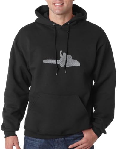 Alaskan Hardgear DP-46LUM Lumberjack Teflon Hoody Pullover, Medium, Black
