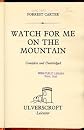 Watch for Me on the Mountain