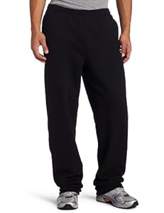 Champion Men's Champion Eco Open Bottom Pant, Black, Medium