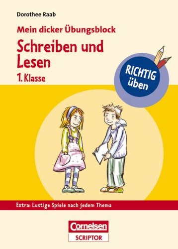 Produkt-Bild: RICHTIG &uuml;ben - Mein dicker &Uuml;bungsblock - Schreiben und Lesen 1. Klasse