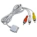 AV Composite Cable with iPod Plug For Apple iPod Photo / iPod Video / iPod Classic / iPod Touch / iPod Nano / iPhone 1st Gen