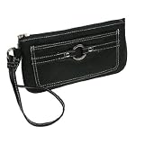 Leather Wristlet Purse