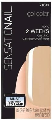 SensatioNail by Nailene Color Gel Polish, Taupe Tulips, .25 fl oz by Pacific World Corp