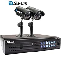 BRAND NEW SWANN SW343-DP2 / DVR4-950 The Perfect Security Kit for Home or Business Surveillance Security Recorder Kit 4-CHANNEL DVR WITH 320 GB HARD DRIVE and 2 Cameras