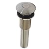 Decolav 9298-SN Push Button Closing Umbrella Drain without Overflow, Satin Nickel