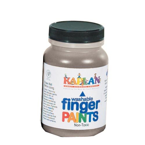 Kaplan Kolors Finger Paint - Black (8 oz)