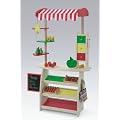 howa Kaufladen, Marktstand mit Markise aus Holz 4747