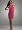 David's Bridal Bridesmaid Dresses One Shoulder Satin Dress with Pleated Bodice Style F44358, Watermelon, 2