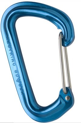 Black Diamond Neutrino Carabiner Blue, One Size