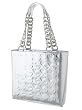 Marc by Marc Jacobs Limited Edition Heart Mirros Bag Tote Silver