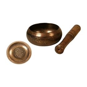 Singing Bowl, Decorated, 3 3/4