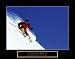 Courage - Downhill Skiing, Motivational Poster