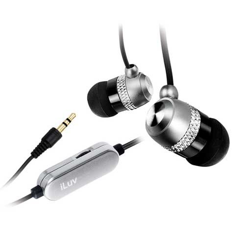 iLuv i353SIL Aluminum In-ear Control (Silver)